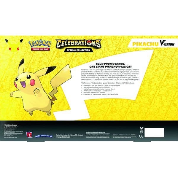 Pokemon Celebrations Pikachu V-Union Special Collection