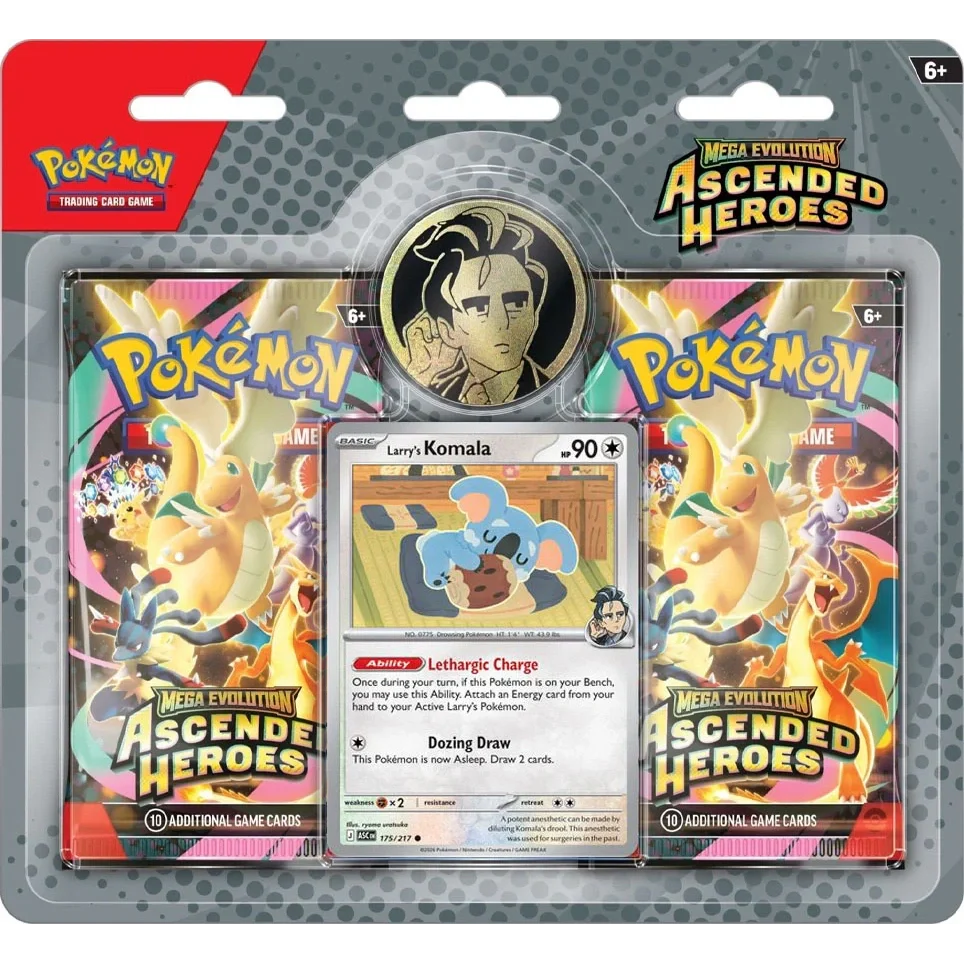 Pokémon TCG Mega Evolution Ascended Heroes 2-Pack Blister