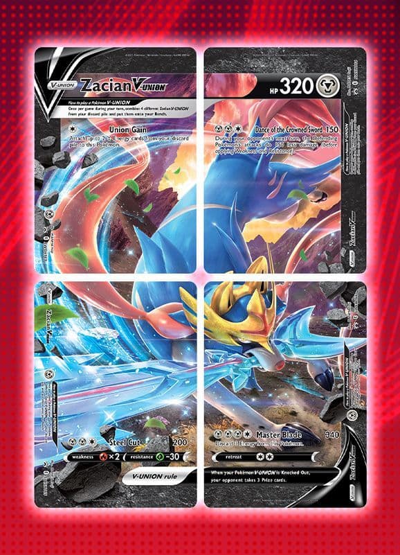 Pokemon Zacian V-UNION Special Collection