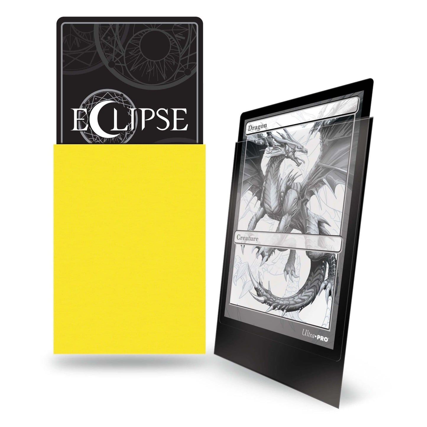 Ultra PRO Eclipse Matte Standard Sleeves (100) - Lemon Yellow