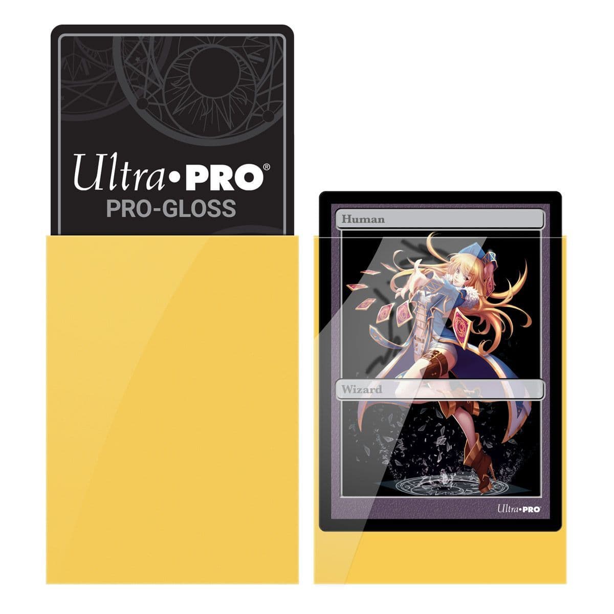 Ultra PRO Gloss Yellow Small Deck Protector Sleeves (60)