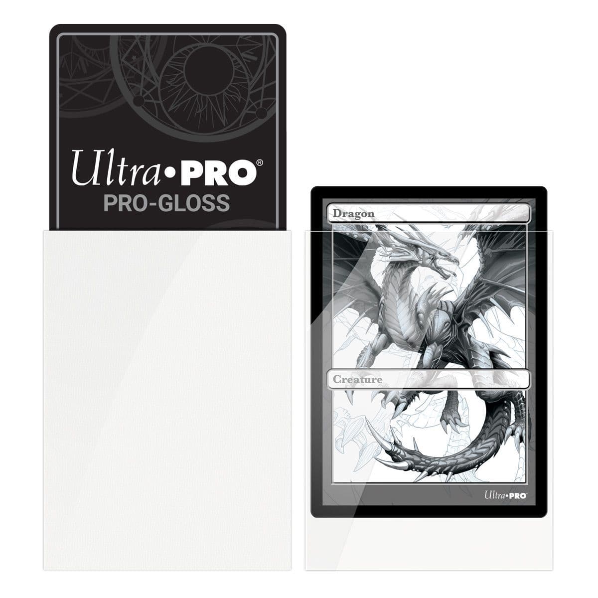 Ultra PRO Pro-Gloss Standard Deck Protectors White (100)