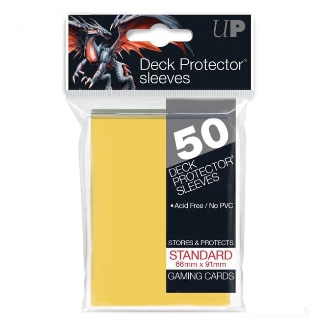 Ultra PRO Yellow Standard Deck Protector Sleeves (50)