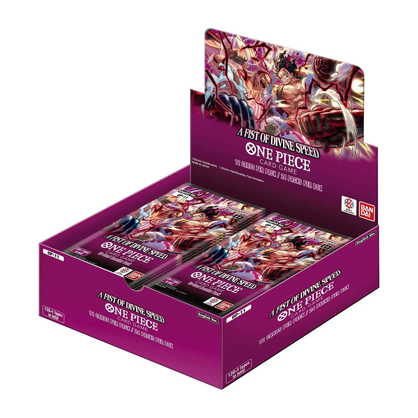 One Piece Card Game: A Fist of Divine Speed Booster Box (OP-11)
