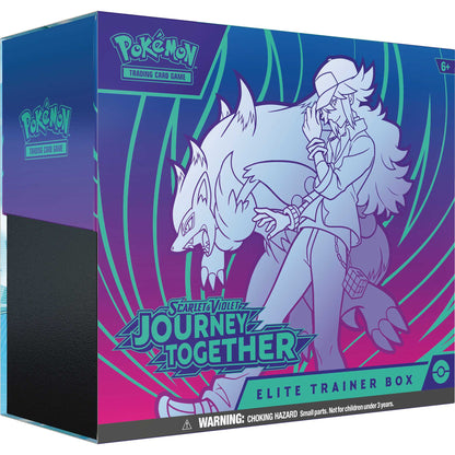 Pokémon TCG Journey Together Elite Trainer Box featuring N's Zorua
