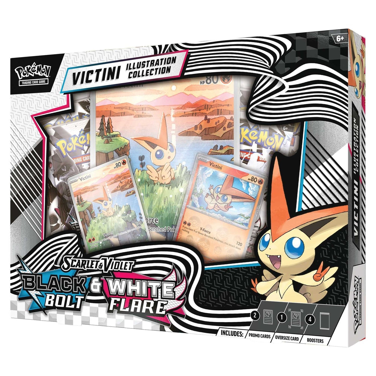 Pokémon TCG: Black Bolt & White Flare Unova Victini Illustration Collection