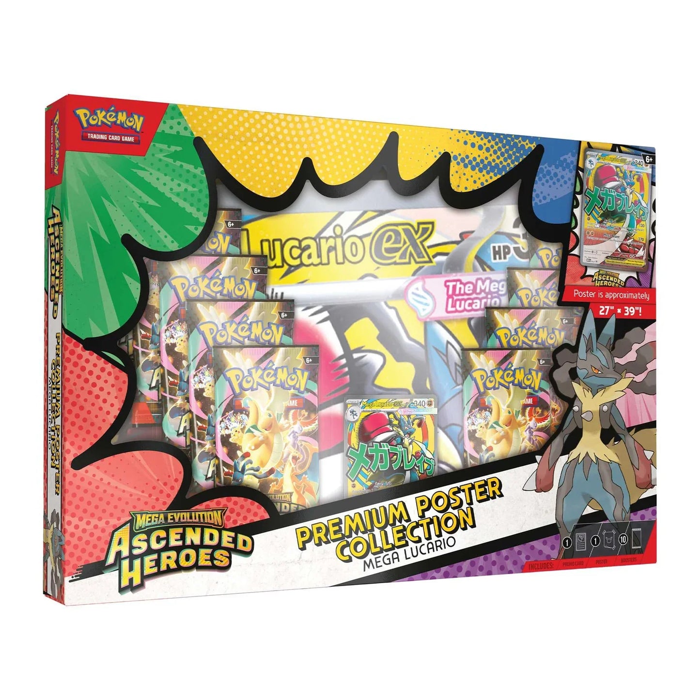 Pokémon TCG: Ascended Heroes Poster Collection - Lucario