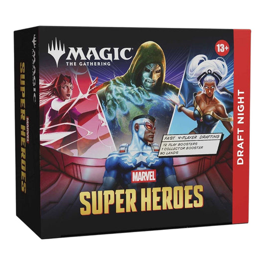 Magic: The Gathering: Marvel Super Heroes Draft Night Booster Box