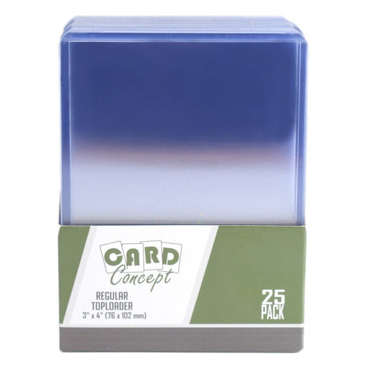 Card Concept Toploaders (25ct) - Trading Card Protection Hard Sleeves