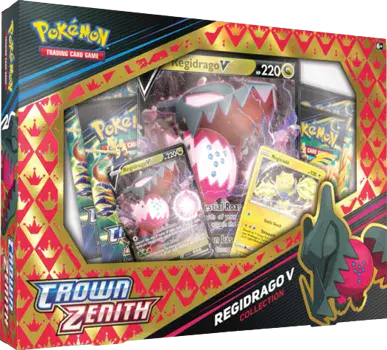 Pokemon TCG: Crown Zenith Regidrago / Regieleki V Collection Box