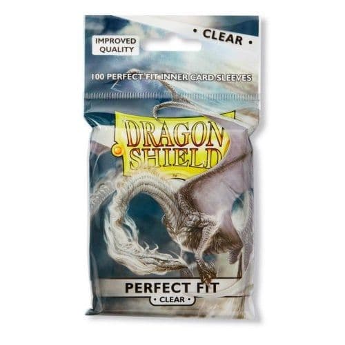 Dragon Shield Perfect Fit Toploading Sleeves Standard Size - Clear (100)