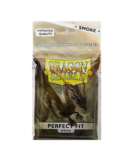 Dragon Shield Perfect Fit Toploading Sleeves Standard Size - Smoke (100)