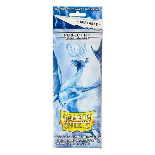 Dragon Shield Standard Perfect Fit Sealable Sleeves (100) - Clear