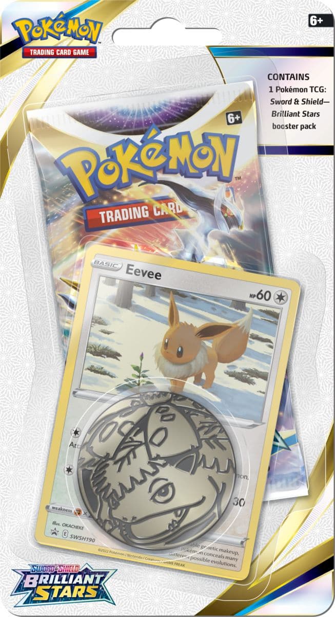 Pokemon Brilliant Stars Booster Pack Blister (Eevee)