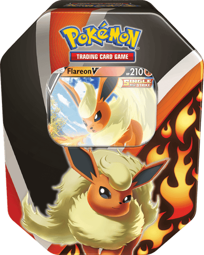 Pokemon Eevee Evolutions Tin - Flareon Jolteon Vaporeon
