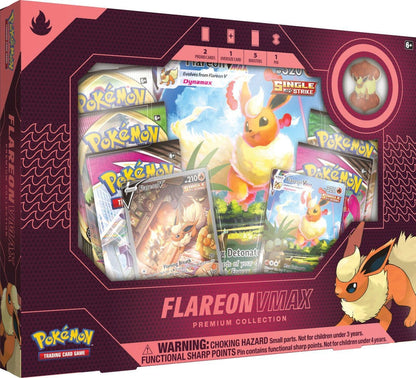 Pokemon Flareon VMAX Premium Collection Box