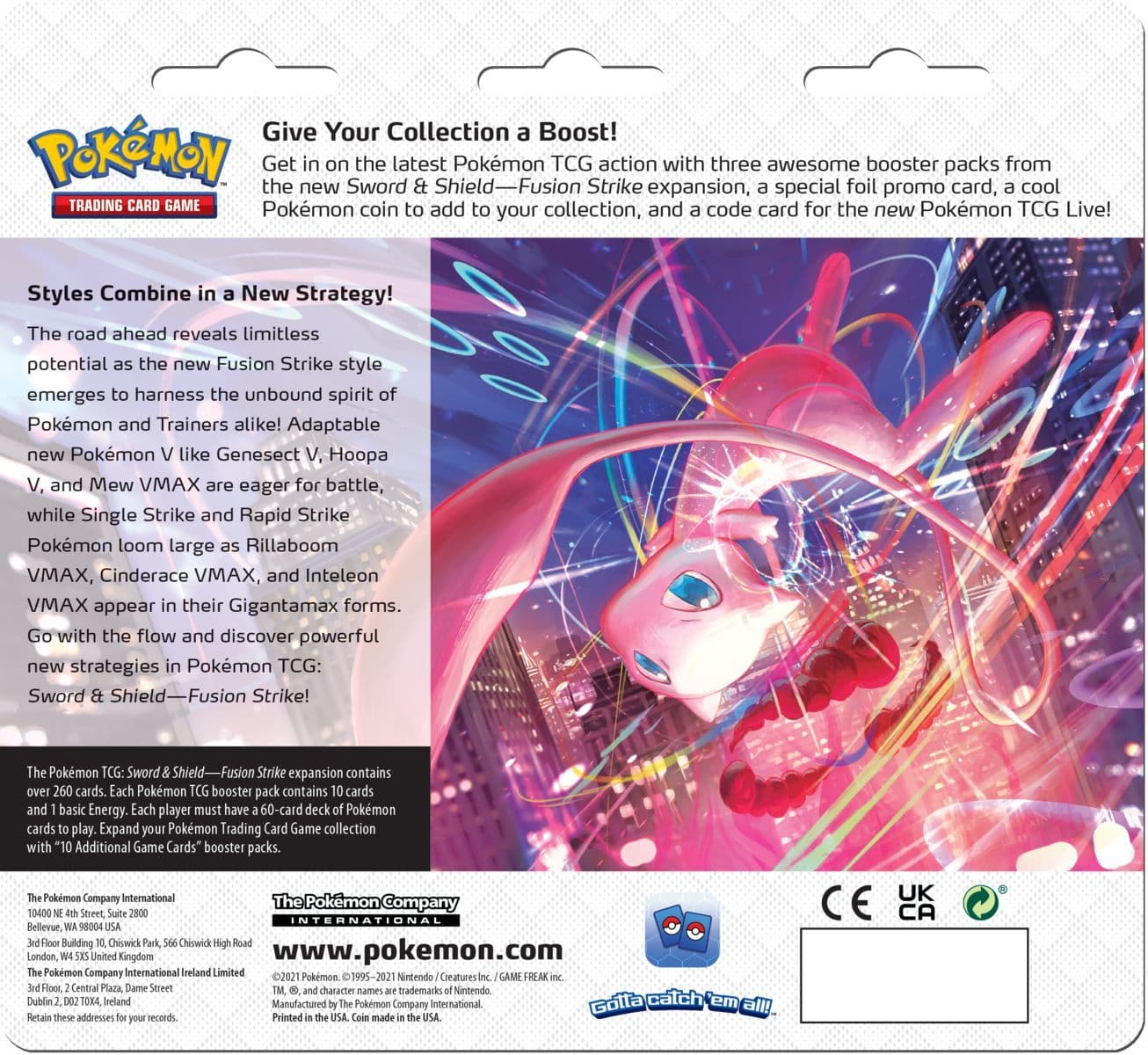 Pokemon Fusion Strike 3 Booster Pack Blister