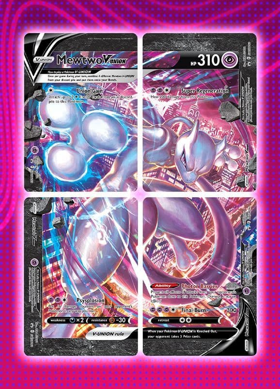 Pokemon Mewtwo V-UNION Special Collection