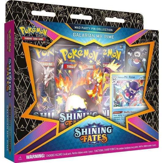 Pokemon Shining Fates Mad Party Pin Collection - Galarian Mr Rime