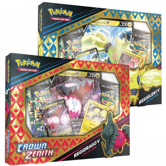 Pokemon TCG: Crown Zenith Regidrago / Regieleki V Collection Box