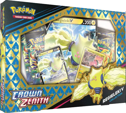 Pokemon TCG: Crown Zenith Regidrago / Regieleki V Collection Box