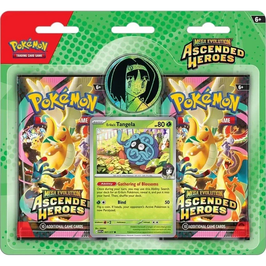 Pokémon TCG Mega Evolution Ascended Heroes 2-Pack Blister
