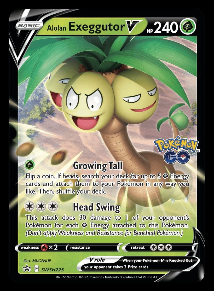 Pokemon TCG: Pokémon GO Alolan Exeggutor V