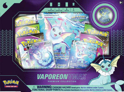 Pokemon Vaporeon VMAX Premium Collection Box