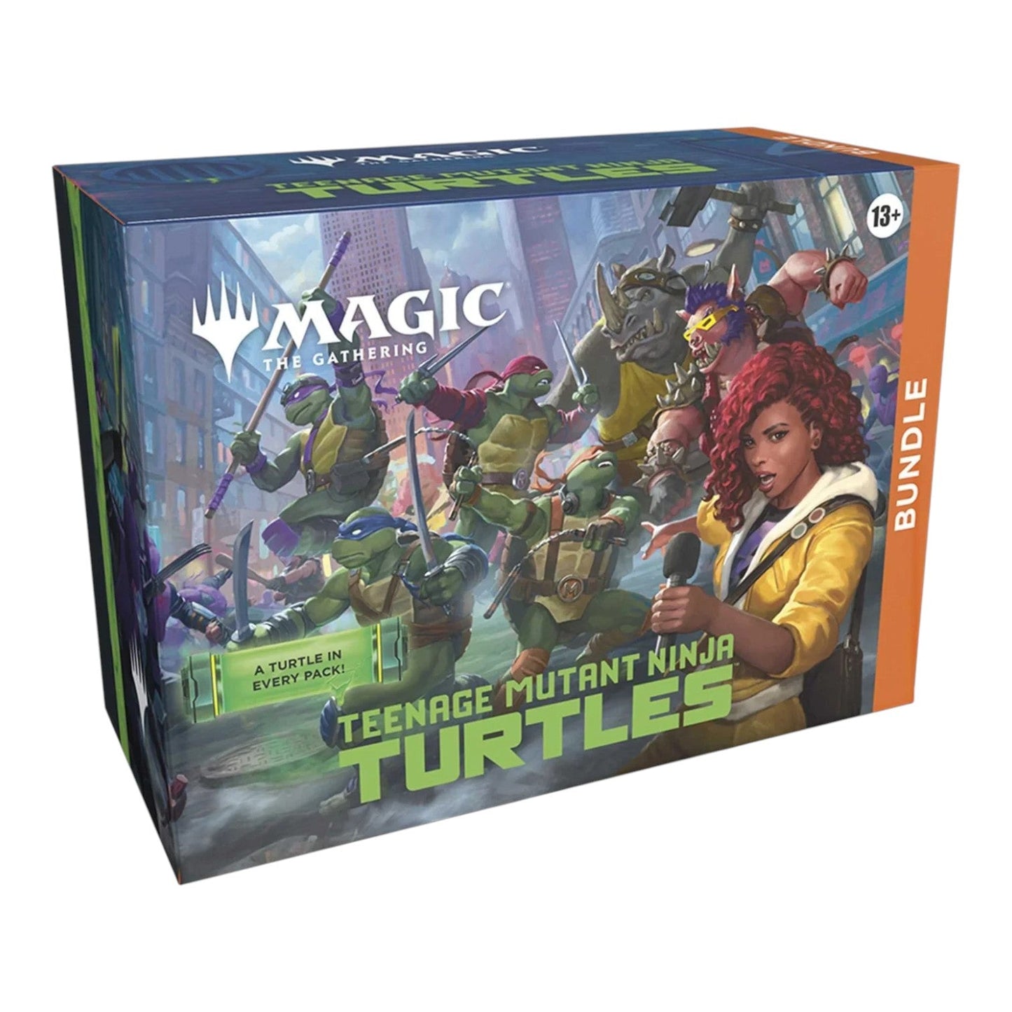 RichRevived Magic: The Gathering Teenage Mutant Ninja Turtles bundle box featuring action-packed character artwork.