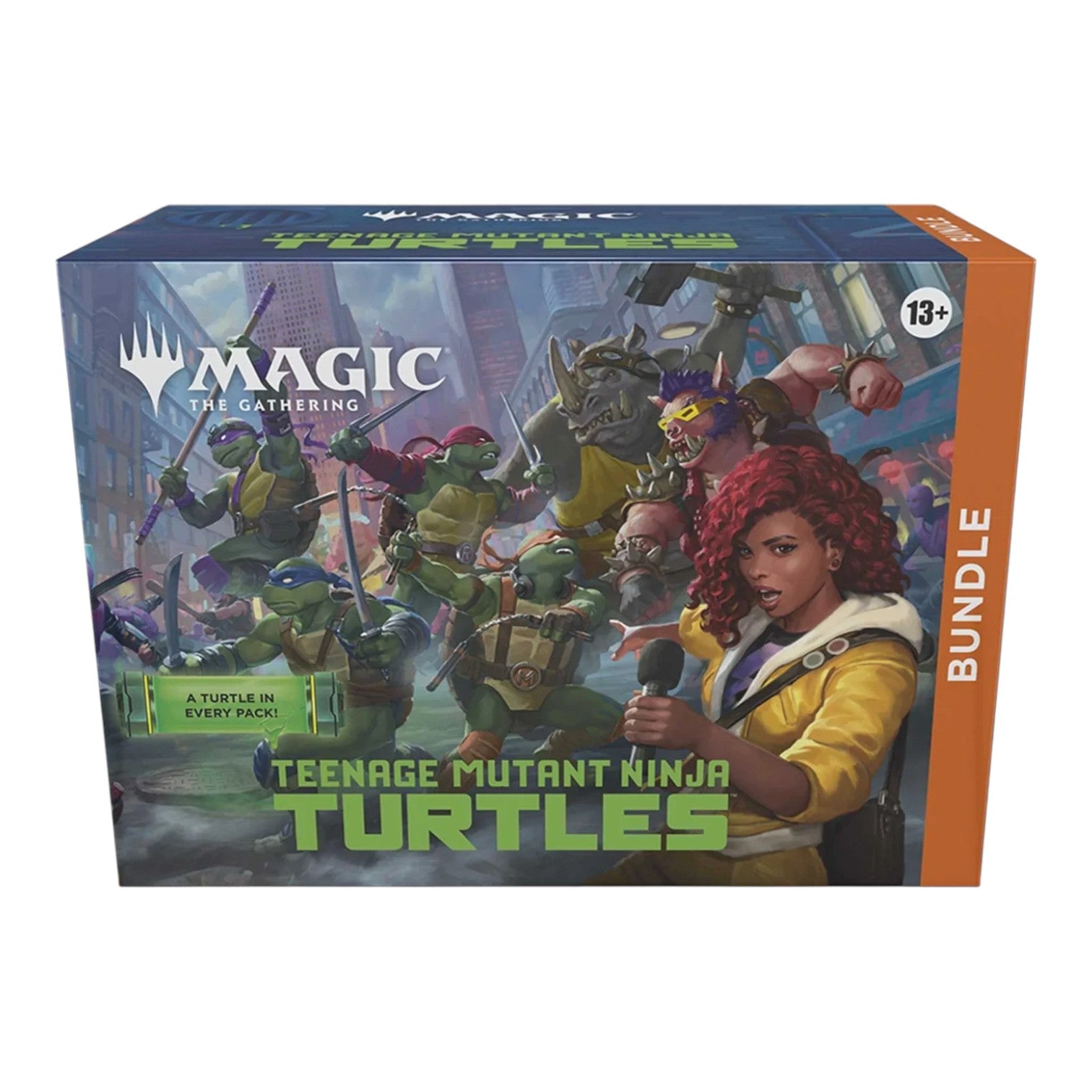 RichRevived Magic: The Gathering Teenage Mutant Ninja Turtles bundle box featuring vibrant character artwork.