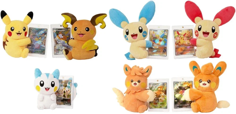 Pokémon TCG: Official Chinese Nuzzle Cheek Plush & Packs Blind Box - image 2