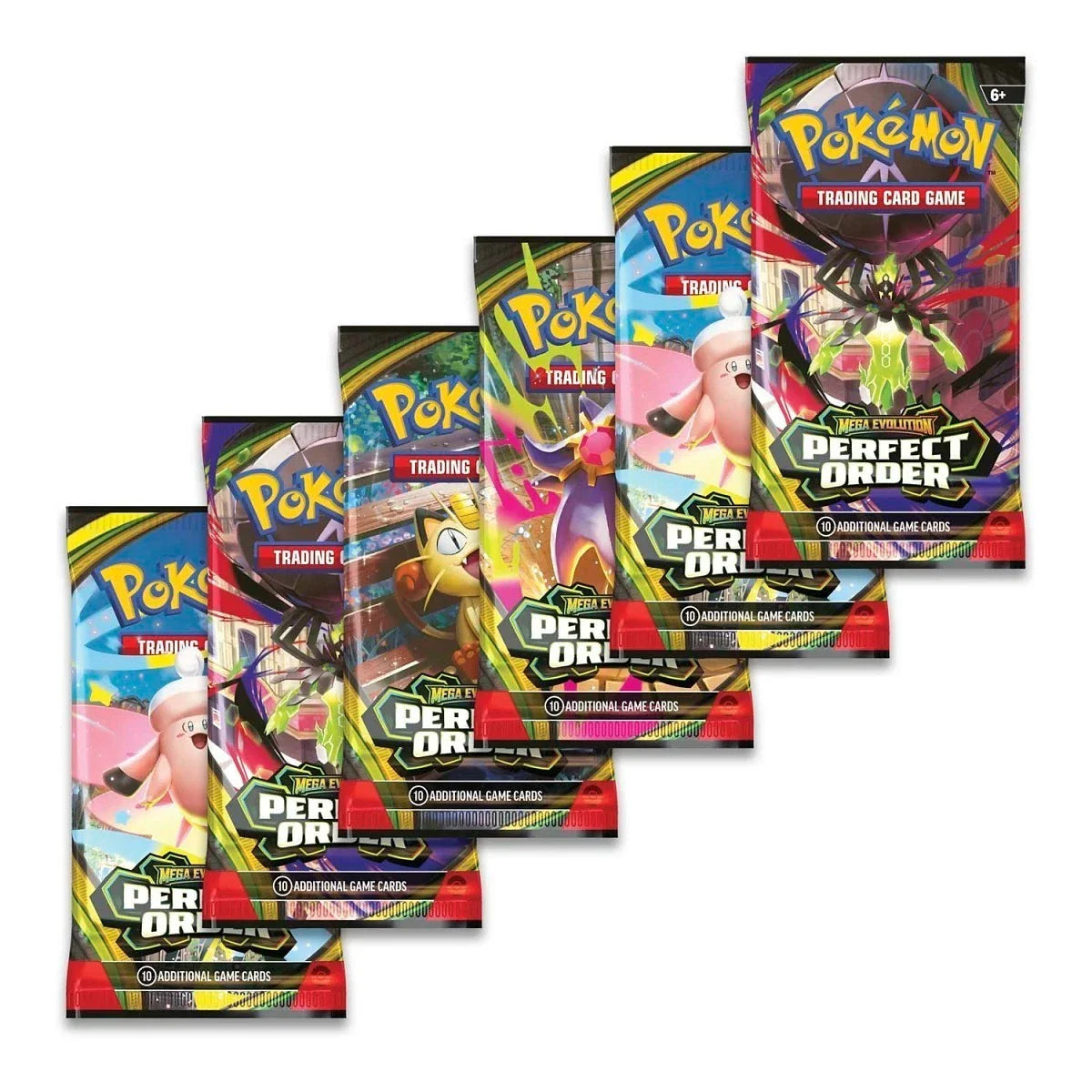 Pokémon TCG: Perfect Order Booster Packs (x6)