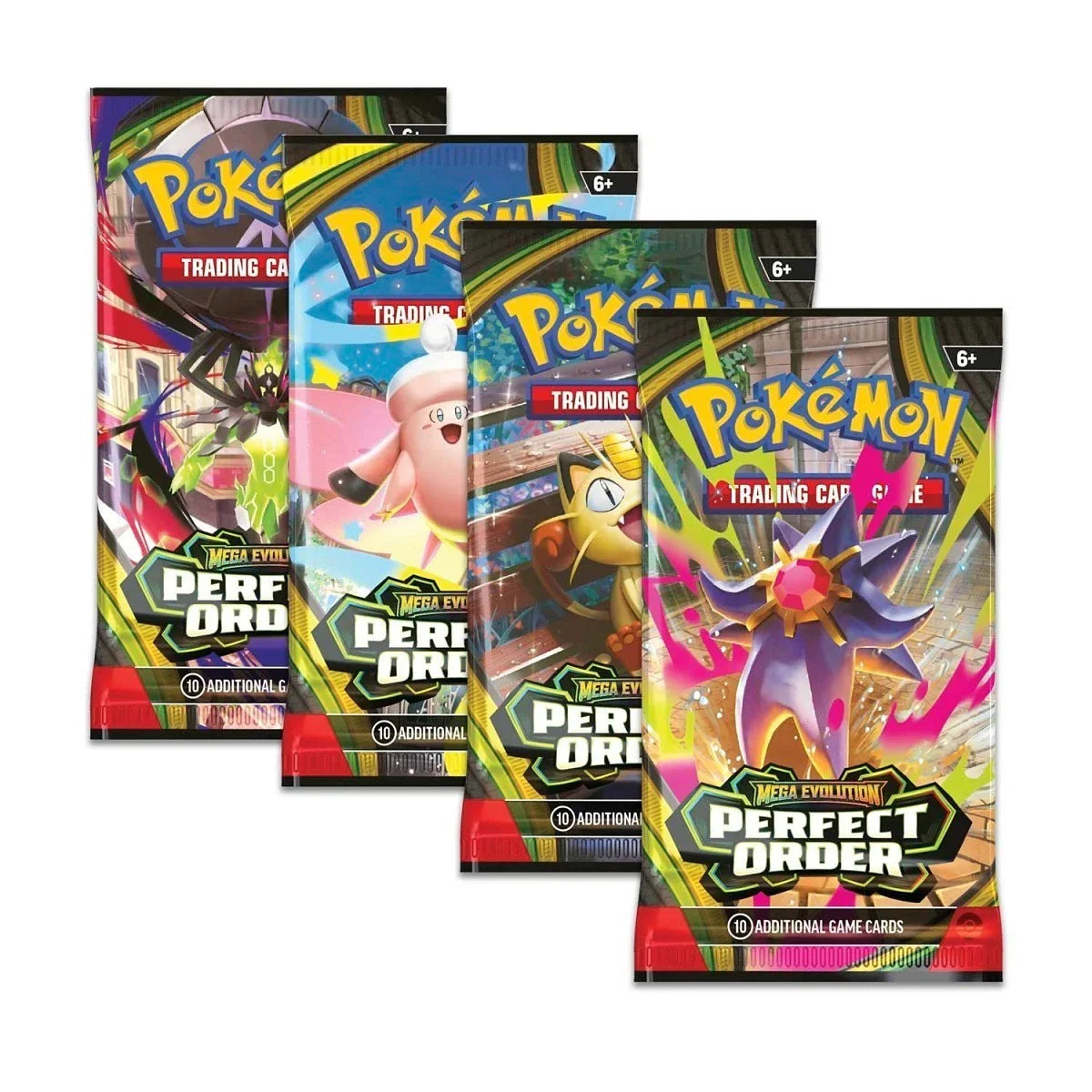 Pokémon TCG: Perfect Order Booster Packs (x4)
