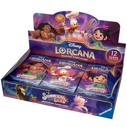 Disney Lorcana Trading Card Game Shimmering Skies Booster Box