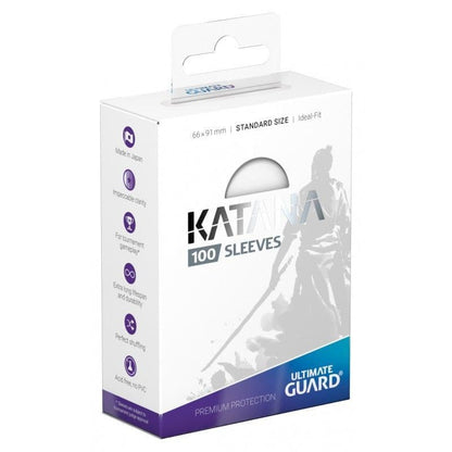 Ultimate Guard Katana Standard Sleeves - Transparent