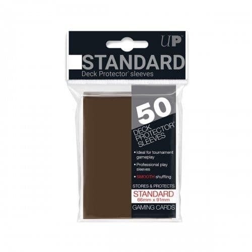Ultra PRO Brown Standard Deck Protector Sleeves (50)