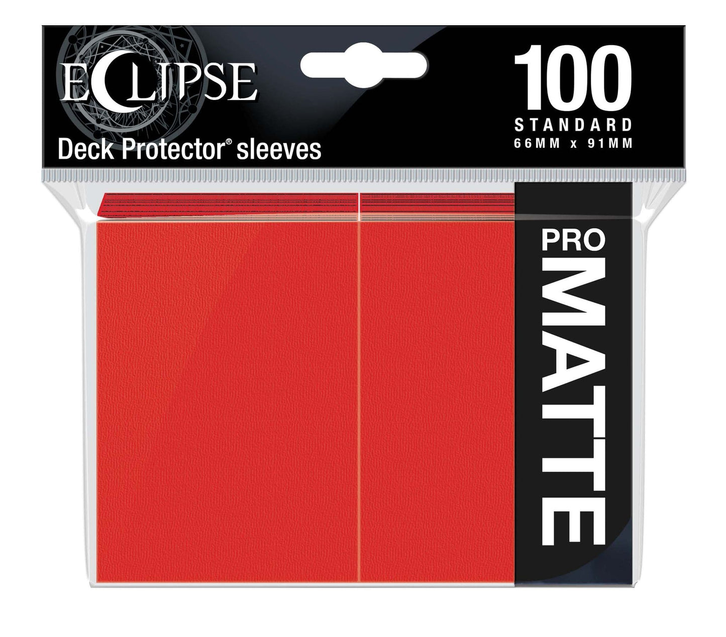 Ultra PRO Eclipse Matte Standard Sleeves (100) - Apple Red