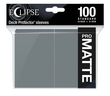 Ultra PRO Eclipse Matte Standard Sleeves (100) - Smoke Grey
