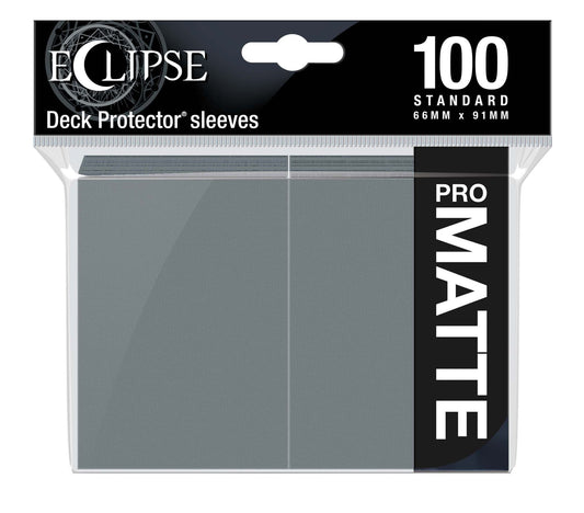 Ultra PRO Eclipse Matte Standard Sleeves (100) - Smoke Grey