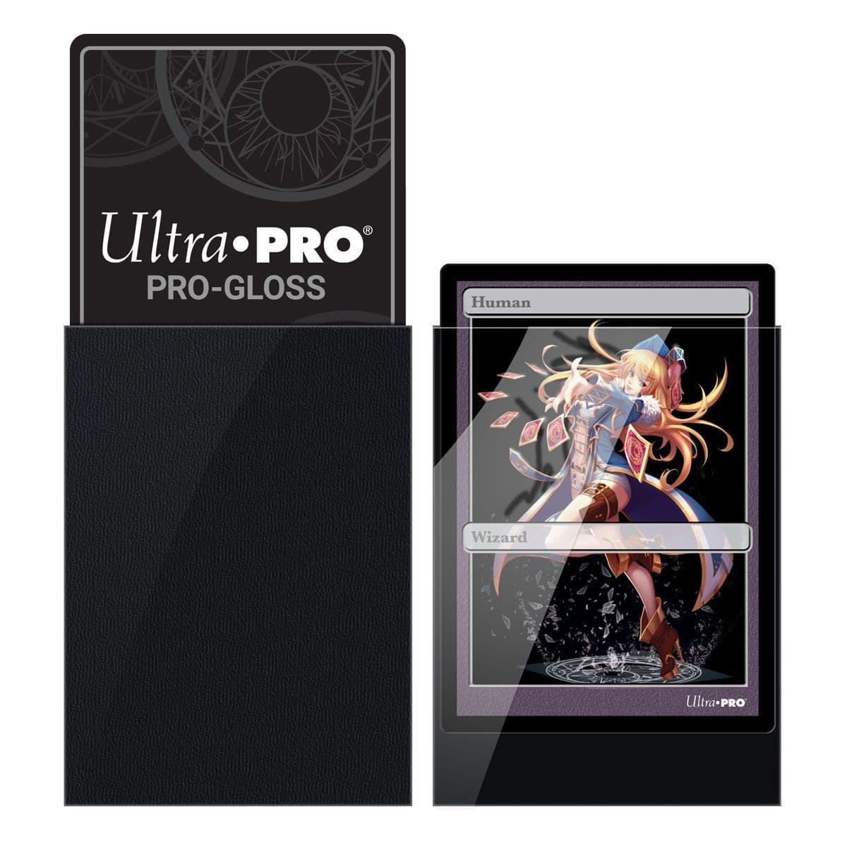 Ultra PRO Gloss Black Small Deck Protector Sleeves (60)