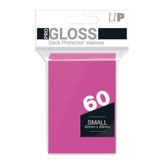 Ultra PRO Gloss Bright Pink Small Deck Protector Sleeves (60)