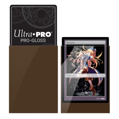 Ultra PRO Gloss Brown Small Deck Protector Sleeves (60)