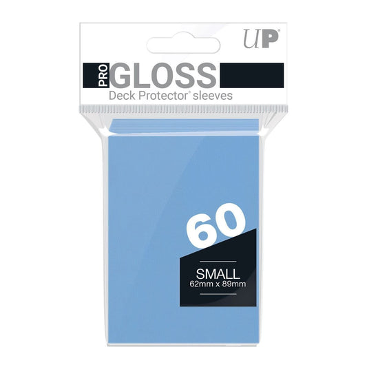 Ultra PRO Gloss Light Blue Small Deck Protector Sleeves (60)