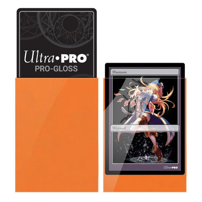Ultra PRO Gloss Orange Small Deck Protector Sleeves (60)