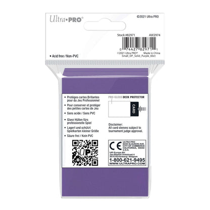 Ultra PRO Gloss Purple Small Deck Protector Sleeves (60)