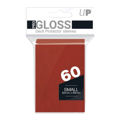 Ultra PRO Gloss Red Small Deck Protector Sleeves (60)