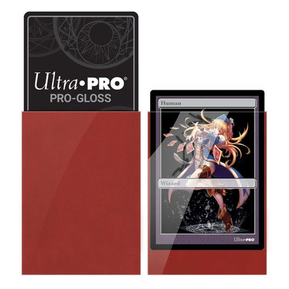 Ultra PRO Gloss Red Small Deck Protector Sleeves (60)