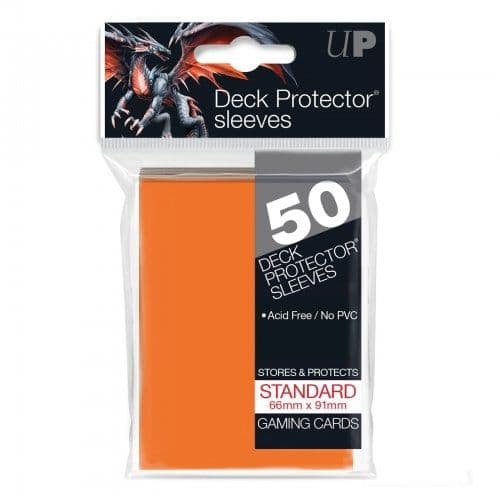 Ultra PRO Orange Standard Deck Protector Sleeves (50)
