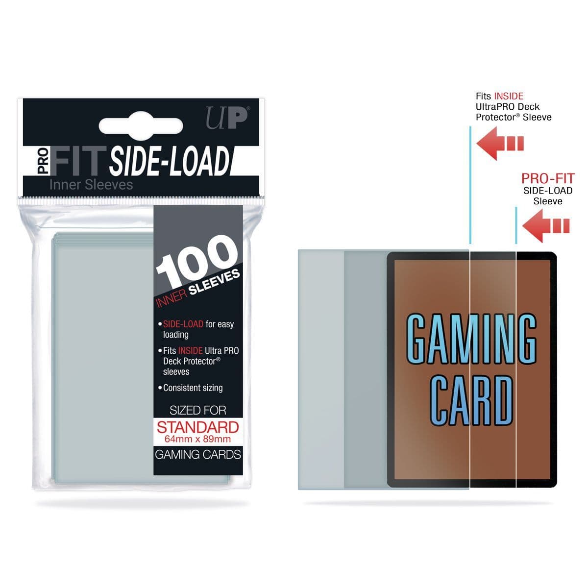 Ultra PRO PRO-FIT Standard Sideload Card Sleeves (100)