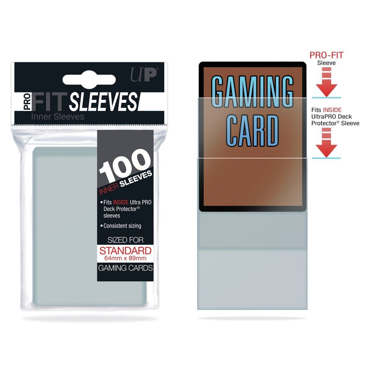 Ultra PRO PRO-FIT Standard Topload Card Sleeves (100)